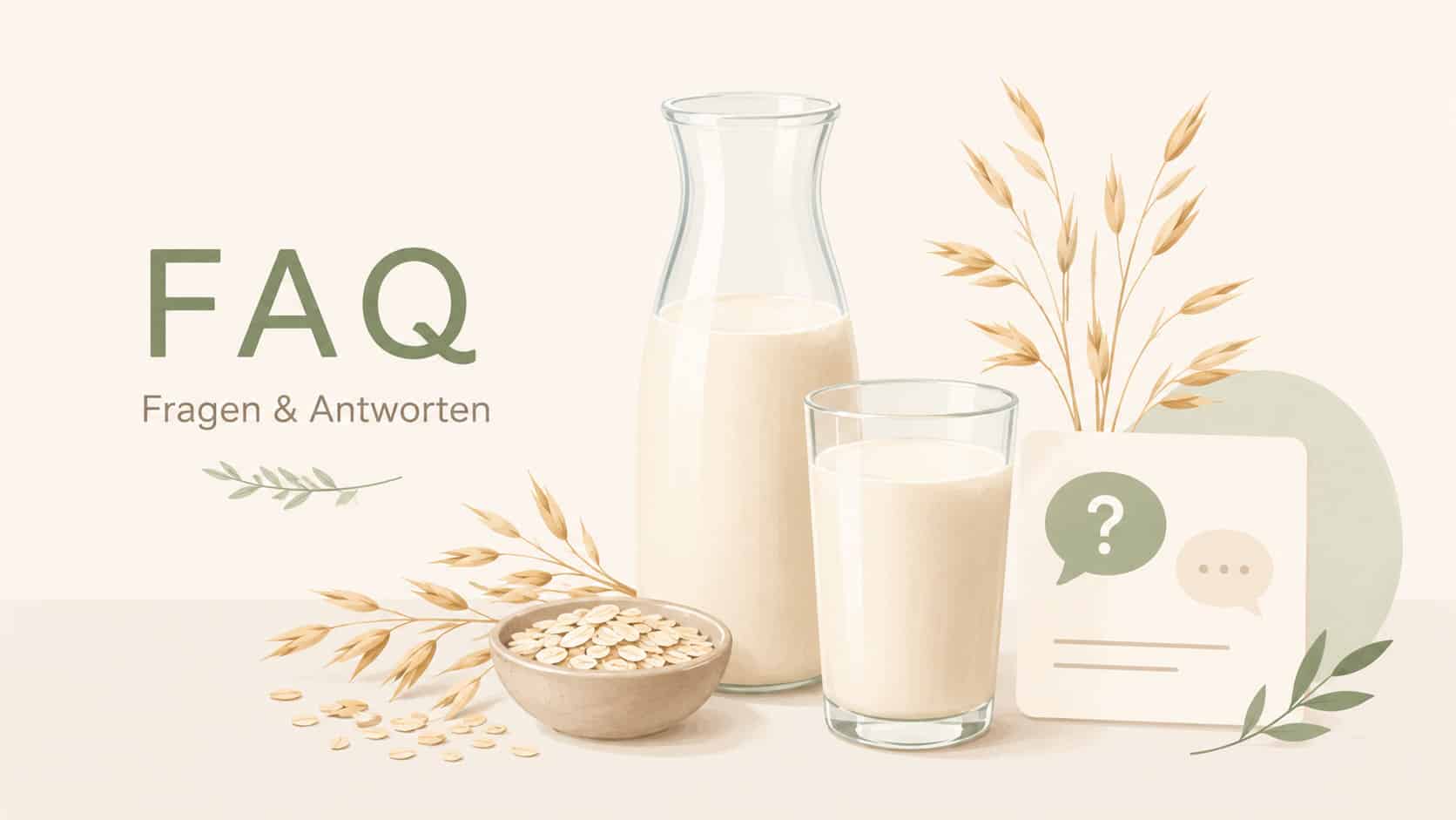 FAQ Fragen und Antworten zu Pflanzenmilch, Hafermilch und selbstgemachtem Haferdrink