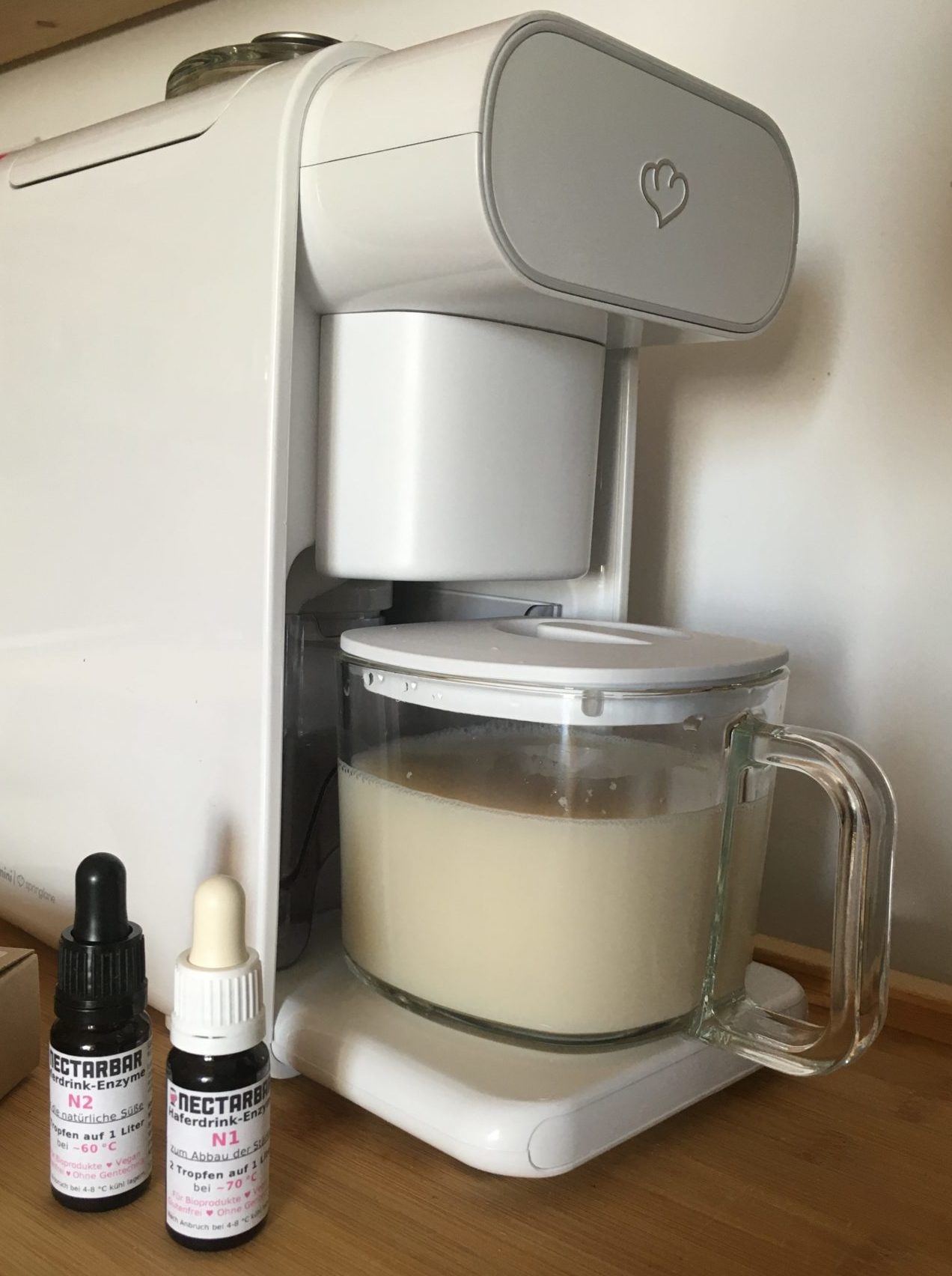 Haferdrink in der Mila Mini mit NECTARBAR Enzymen