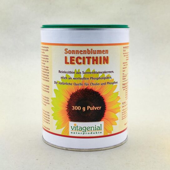 Sonnenblumen-Lecithin Pulver in einer 300 Gramm Packung